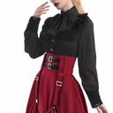 Renaissance Gothic Style Ruffle Sleeve  Blouse - Retrorobe