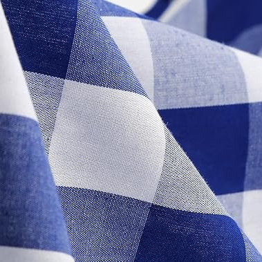 Women's 1950s Gingham Plaid Bow Tie Collar Swing Dress