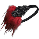 1920s Flapper Accessory Set with Ruby Jewels