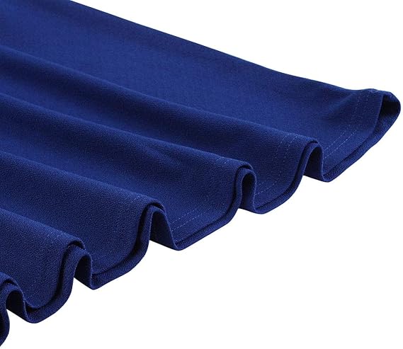 Women's 1950s Polka Dot Patchwork Tie Neck Sweetheart A-Line Dress