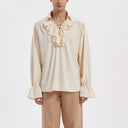 Renaissance Ruffle Decorated Tops Pirate Shirts - Retrorobe
