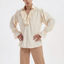 Renaissance Ruffle Decorated Tops Pirate Shirts - Retrorobe