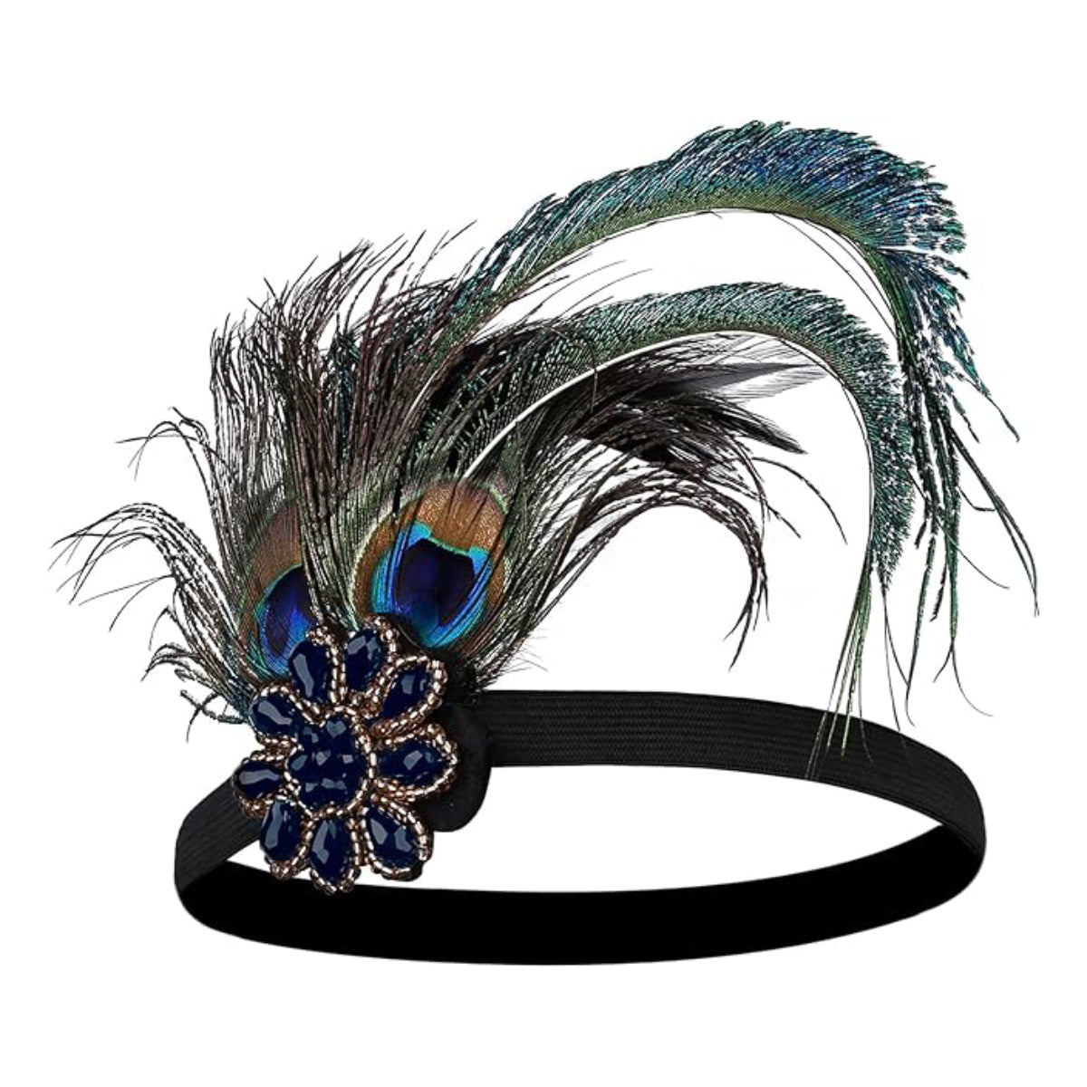 Art Deco Beaded Gown with Accessories Set