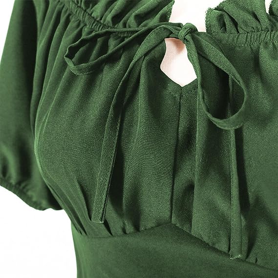 Costume de fée de la Renaissance avec corset et ceinture 