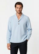Camisa túnica con cuello marinero estilo medieval