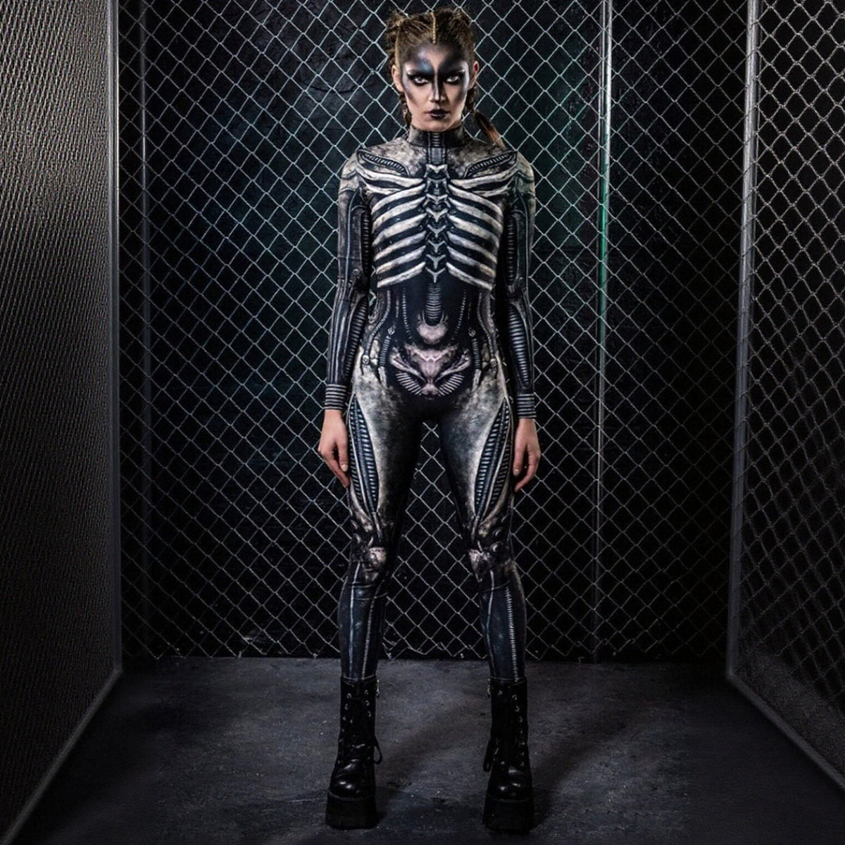 Women's Skeleton Skull Bodysuits