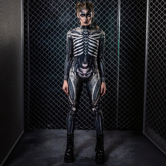 Women's Skeleton Skull Bodysuits