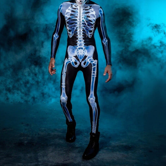 Men's X-Ray Skeleton Bodysuit