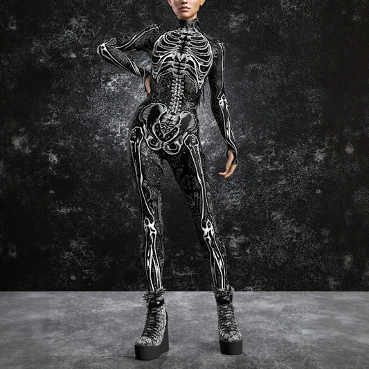 Women’s Full Body Skeleton Catsuit