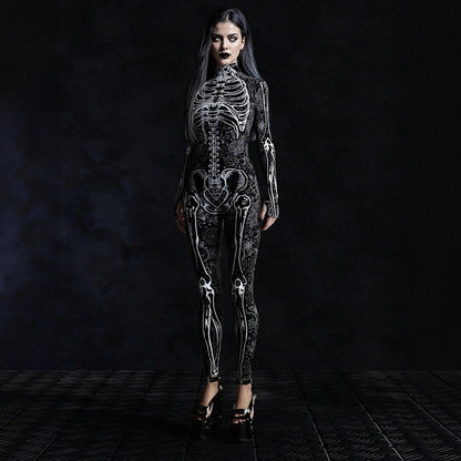 Women’s Full Body Skeleton Catsuit