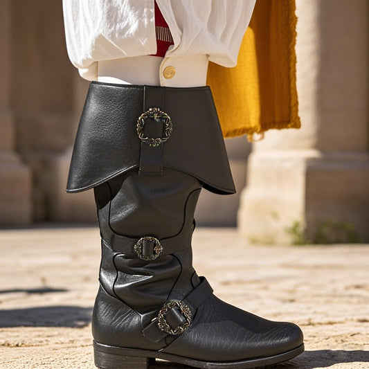 Retro Medieval Renaissance Style Jazz Boots for LARP