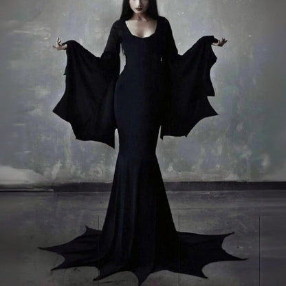 Morticia Addams Halloween Dress