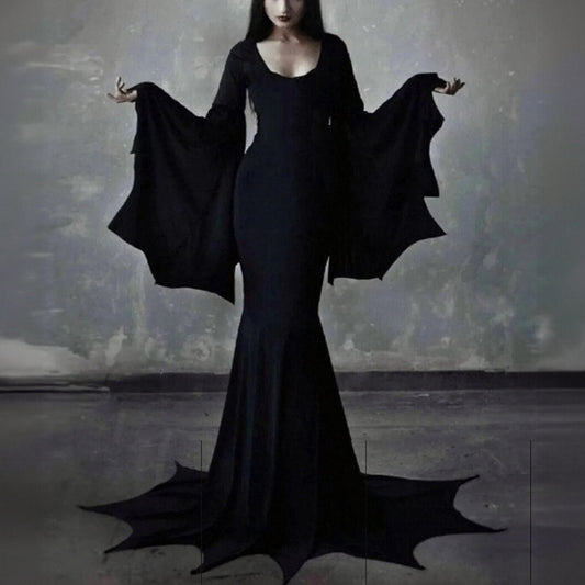 Morticia Addams Halloween Dress