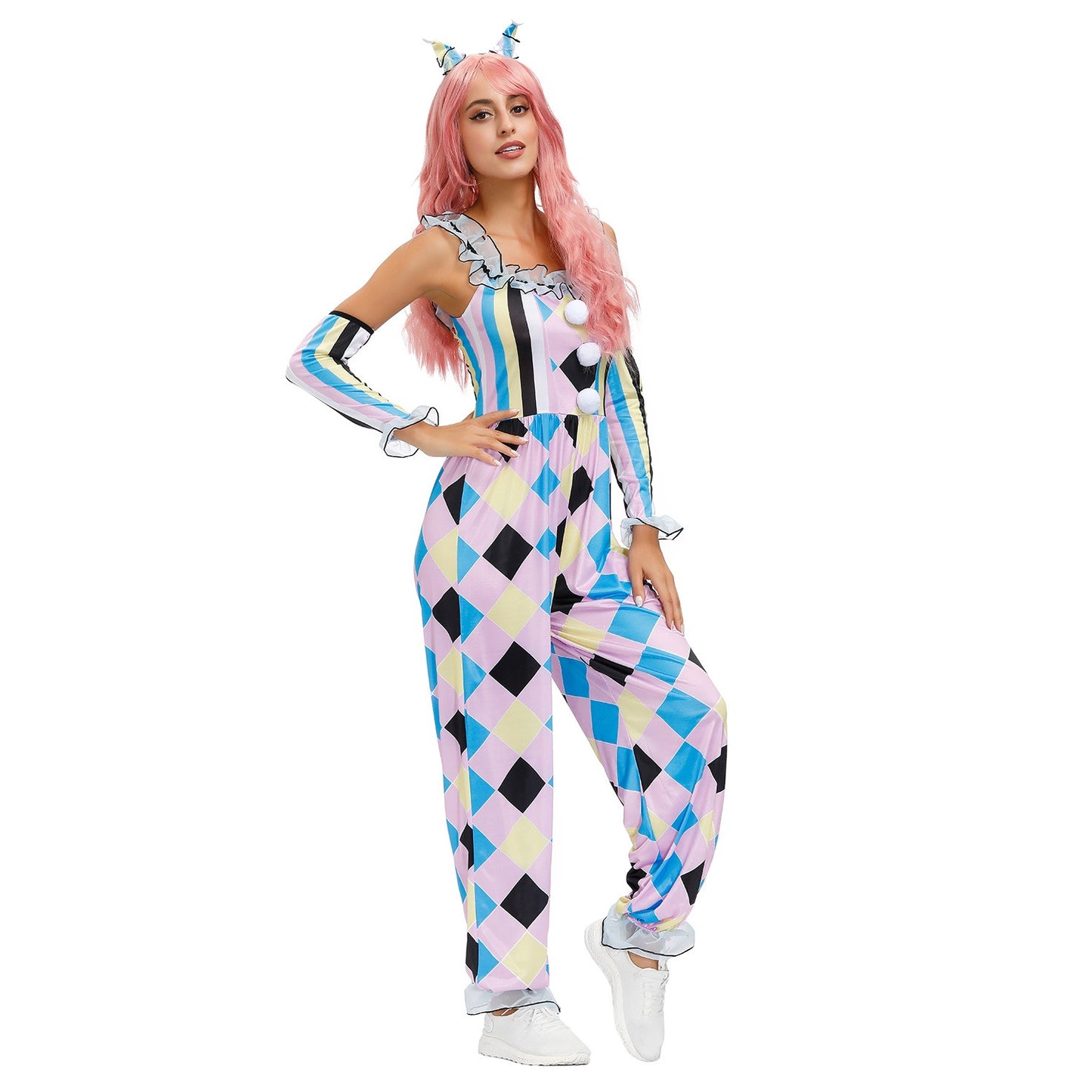 Women's Clown Jumpsuit Outfits