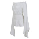 Renaissance Medieval Gothic Victorian Bell Sleeves Tops - Retrorobe