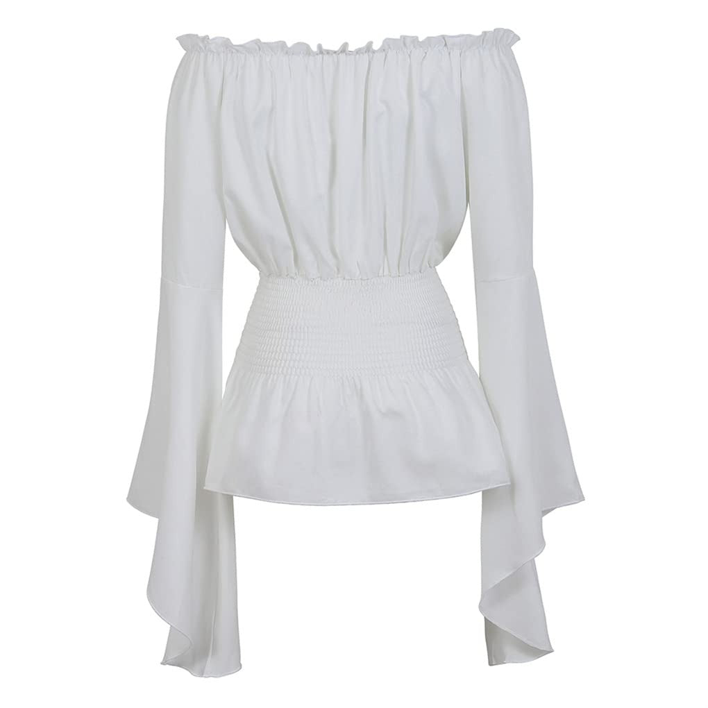 Renaissance Medieval Gothic Victorian Bell Sleeves Tops
