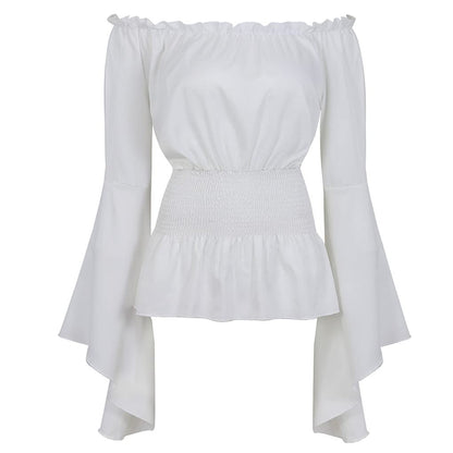 Renaissance Medieval Gothic Victorian Bell Sleeves Tops
