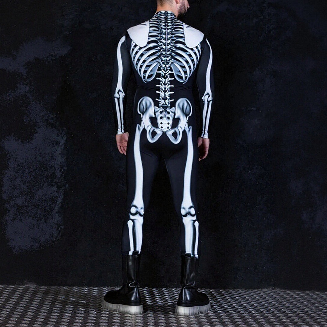 Skull Skeleton Full Body Catsuit for Men