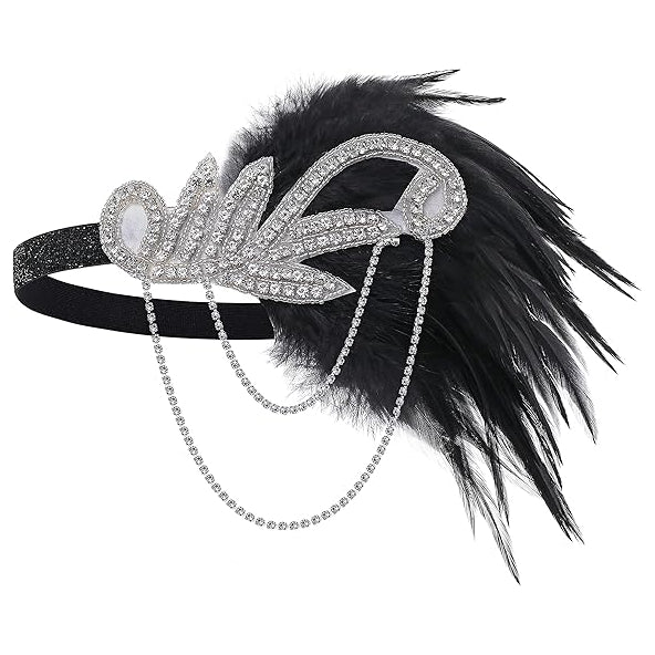 Art Deco Beaded Gown with Accessories Set