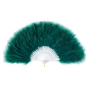 Ensemble d'accessoires Années Folles avec éventail en plumes