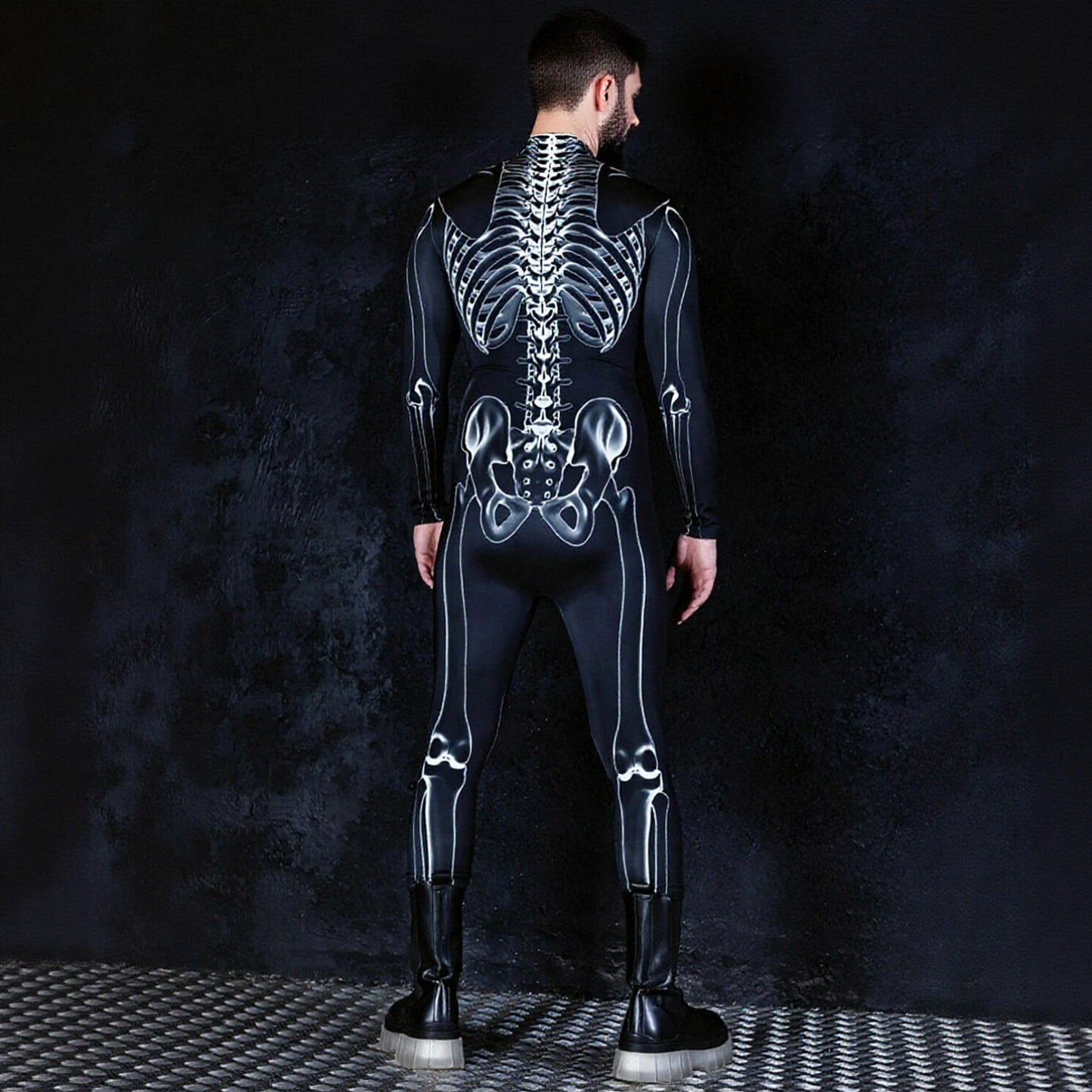 Men's Skull Skeleton Full Body Suit