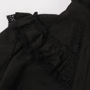 Renaissance Gothic Style Ruffle Sleeve  Blouse - Retrorobe