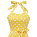 Sunshine Polka Charm Midi Dress