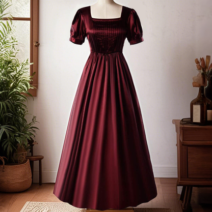 Victorian Medieval Renaissance Vintage Cocktail Tea Dress