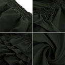 Gothic Adjustable Elastic Waist Ruffle Cake Maxi Skirt - Retrorobe