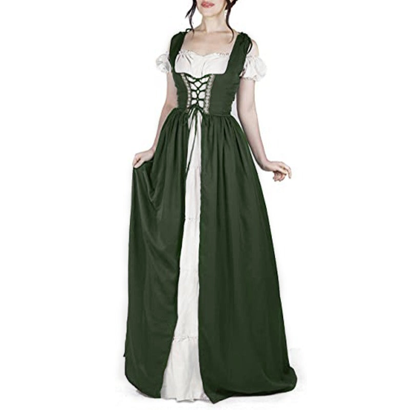 Irish Style Off-Shoulder Dress
