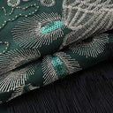 Set Abito Flapper Verde con Nappine e Piume di Pavone con Accessori