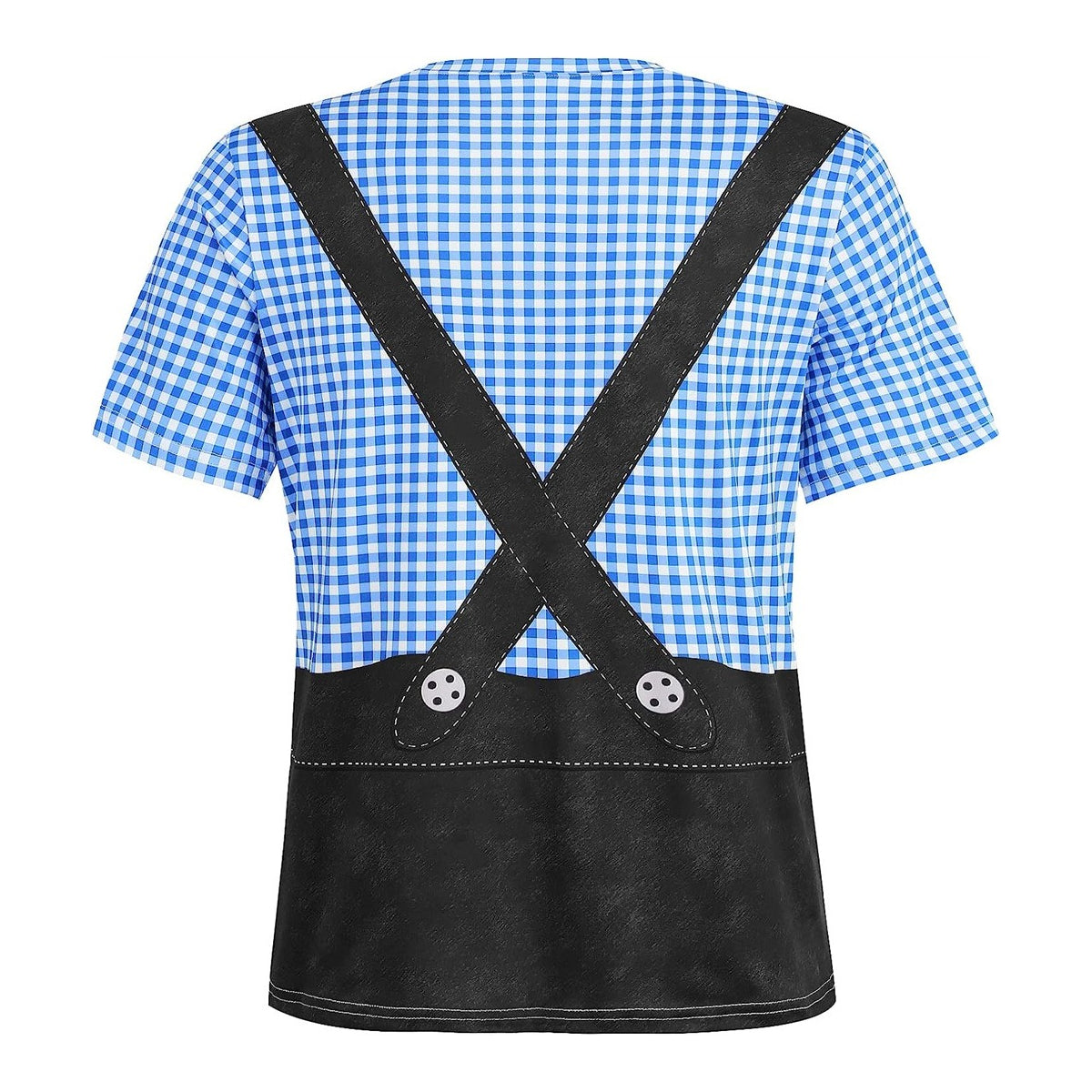 Lustiges Oktoberfest-T-Shirt mit Lederhosen-Print