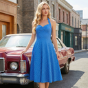 Polka Halte Grace Midikleid