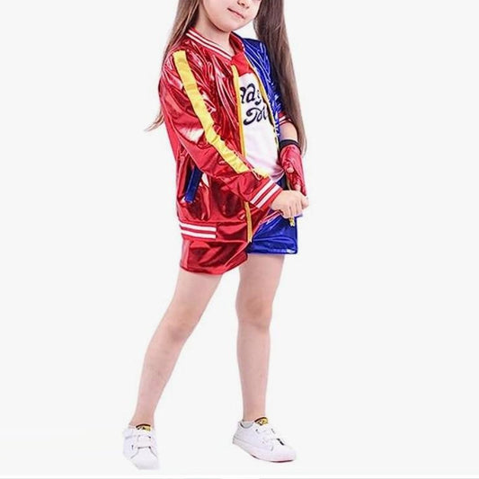 Harley Quinn Suicide Squad Cosplay Costume for Kids