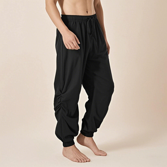 Knight Ritter Style Drawstring Design Pants