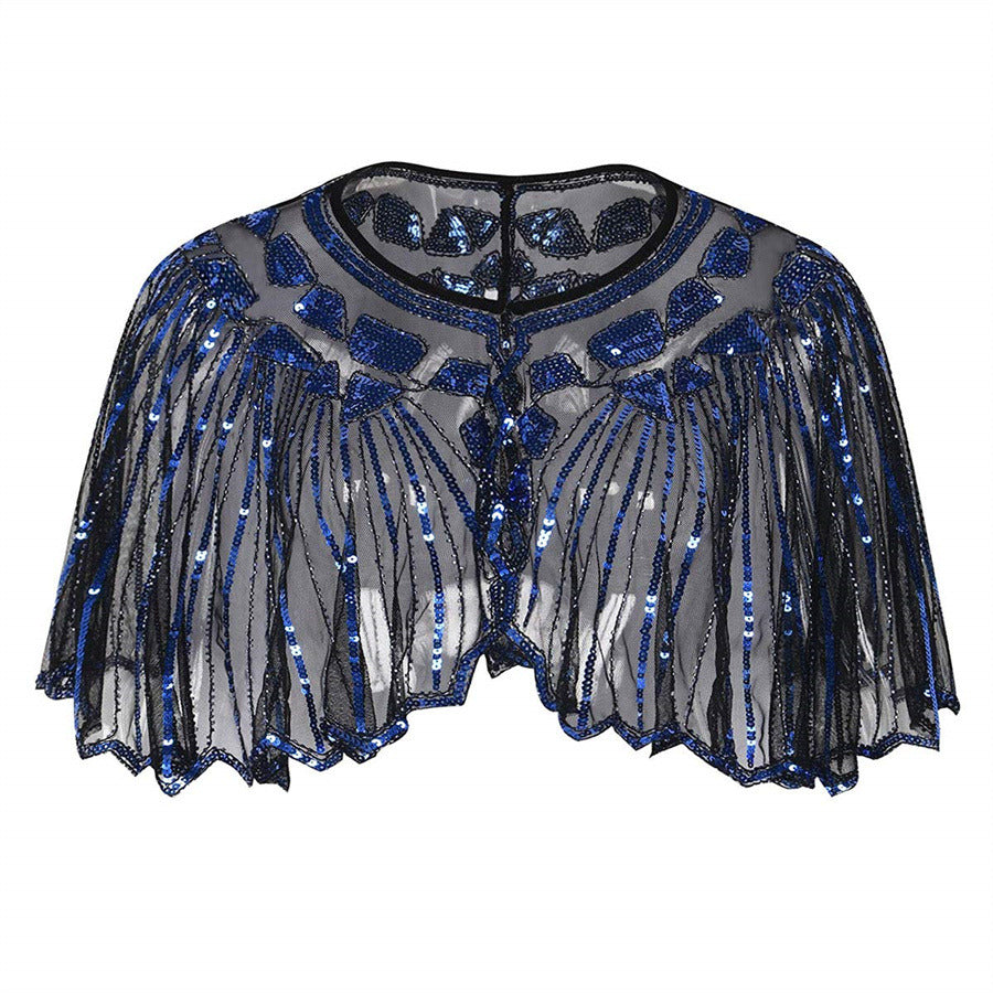 Great Gatsby Sequin Shawl Accessory Set