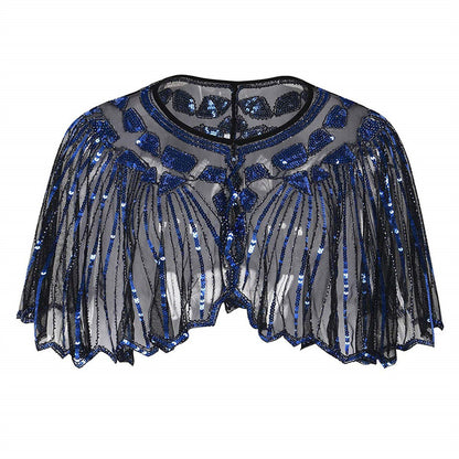 Great Gatsby Sequin Shawl Accessory Set