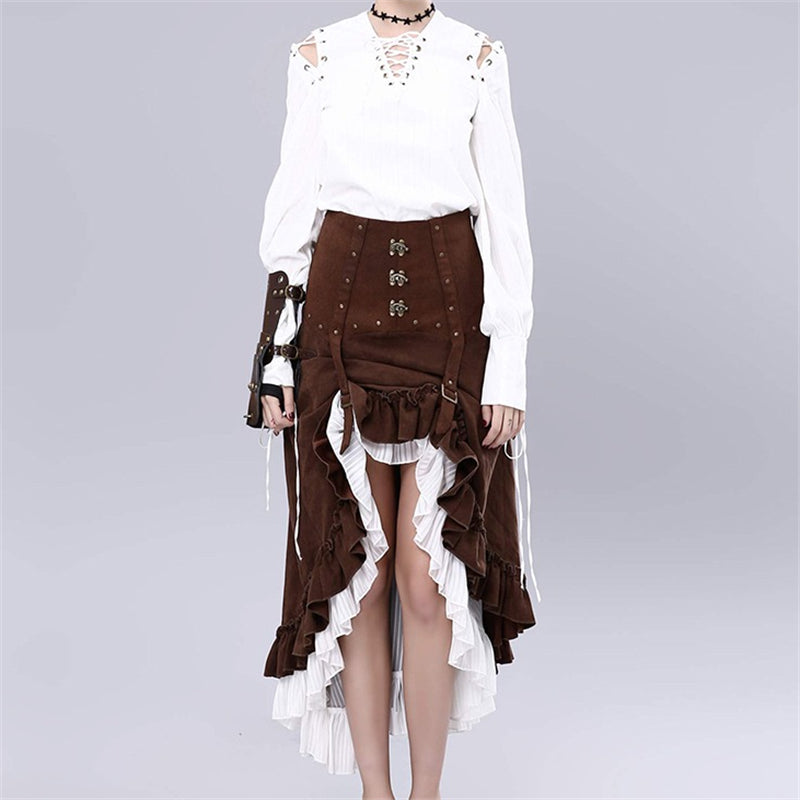 Punk & Gothic Style Skirt for Goth Girl Look