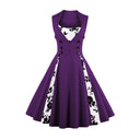 Floral Contrast Grace Midi Dress