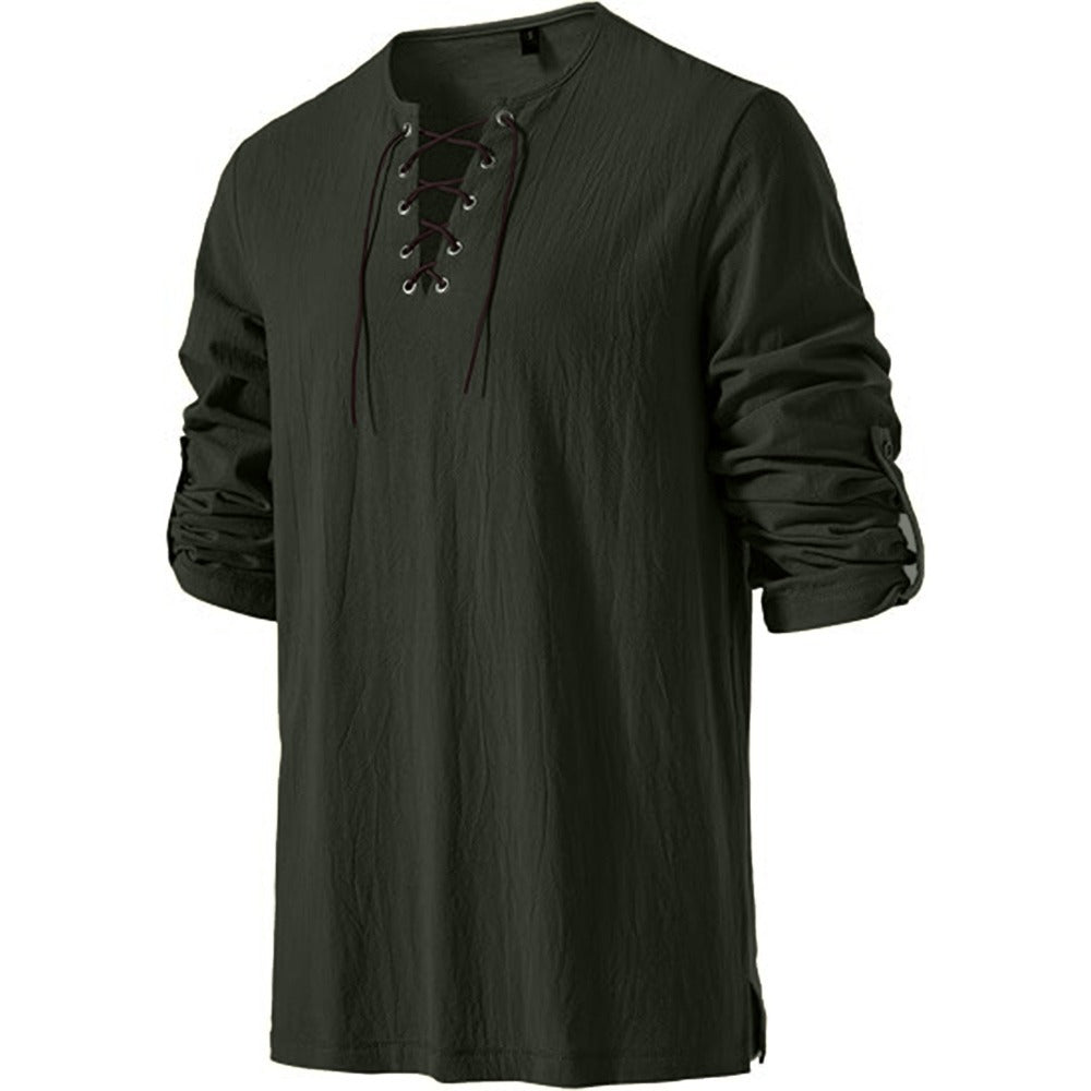 Medieval Lace-up Shirt