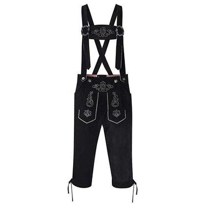 Men's Oktoberfest Embroidered Lederhosen Shorts