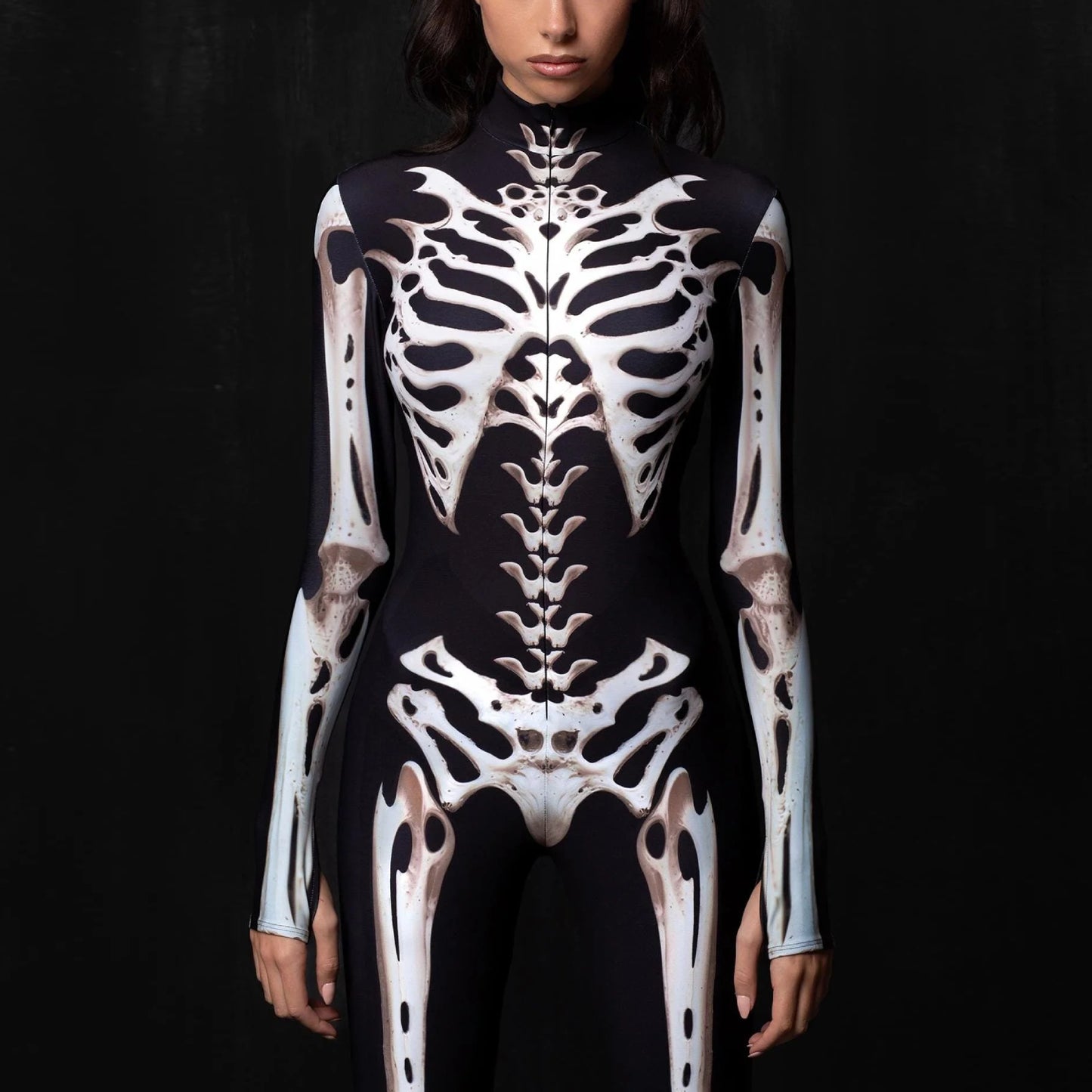 Women's Dragon Bone Skeleton Bodysuit