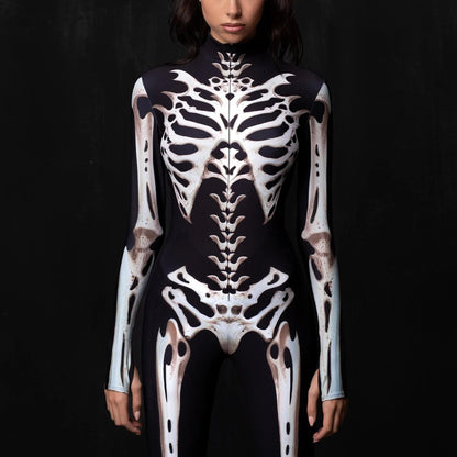 Women's Dragon Bone Skeleton Bodysuit