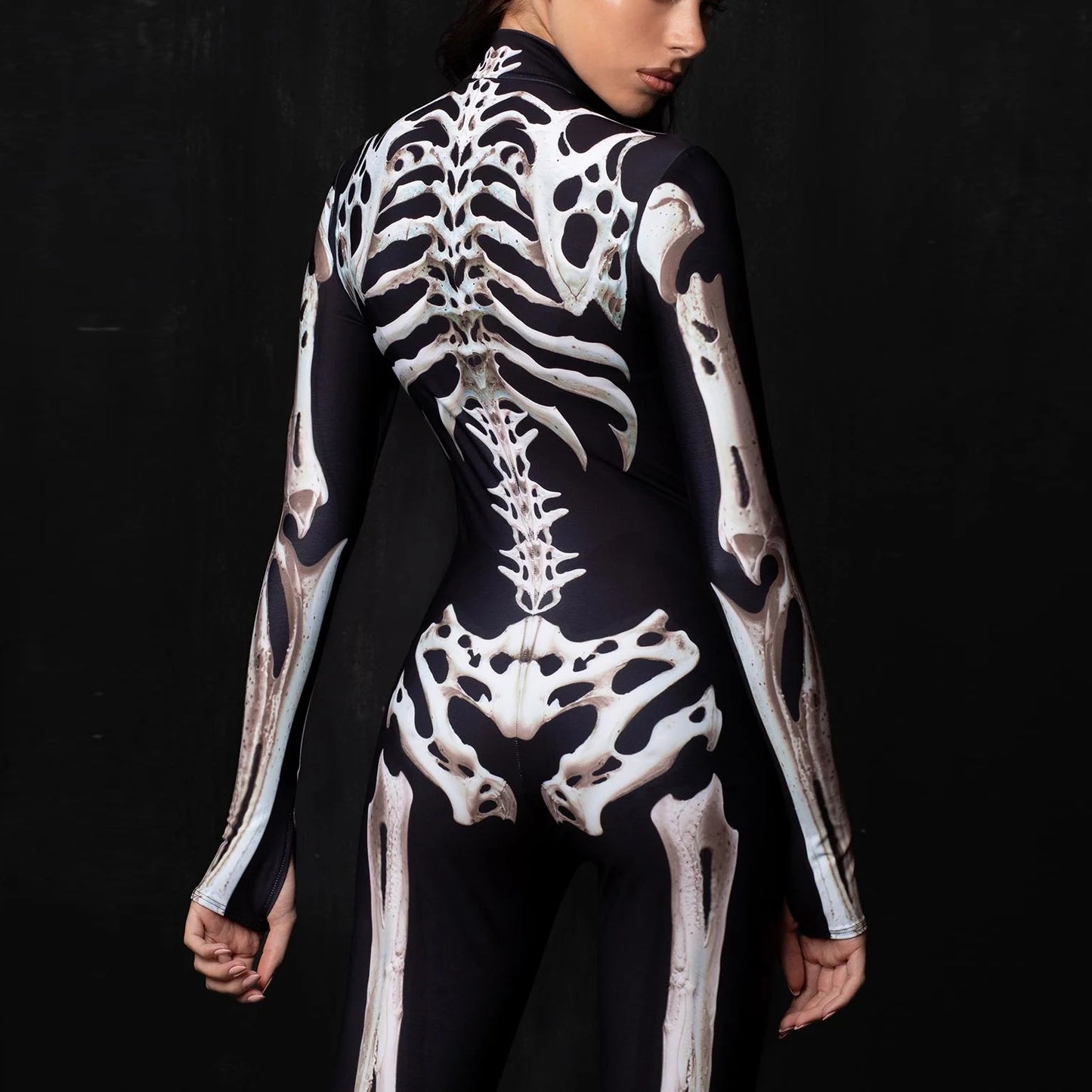 Women's Dragon Bone Skeleton Bodysuit