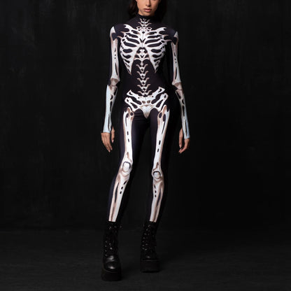 Women's Dragon Bone Skeleton Bodysuit