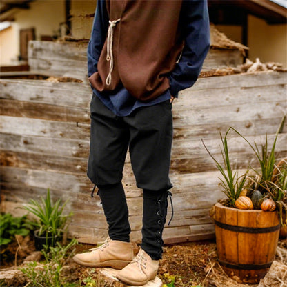 Celtic Knight Ranger Style Strap Design Pants - Retrorobe