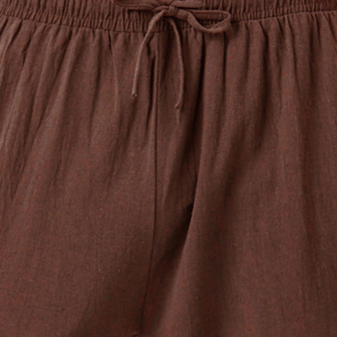 Baumwoll-Leinenhose im Retro-Piratenstil