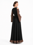 Medieval Two-Tone Maxi Dress