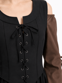 Medieval Two-Tone Maxi Dress