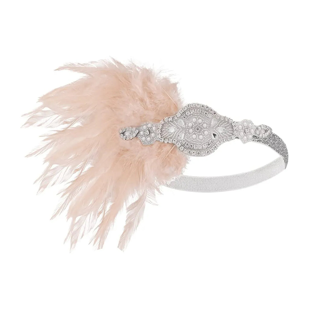 5Pcs 1920s Champagne Flapper Accessory Set